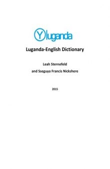 Luganda-English Dictionary