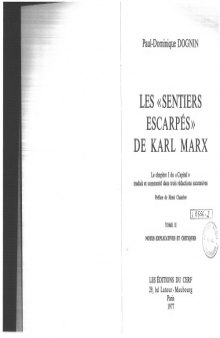 Les « sentiers escarpés » de Karl Marx