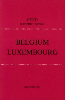 OECD economic surveys. Belgium/Luxembourg.