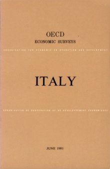 Oecd Economic Surveys : Italy 1980-1981.