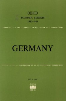 Oecd Economic Surveys : Germany 1983-1984.