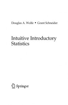 Intuitive Introductory Statistics
