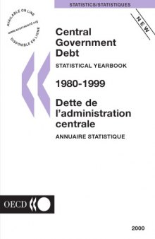 Central government debt : statistical yearbook. 1980-1999.
