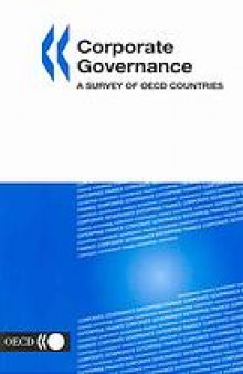 Corporate governance : a survey of OECD countries.