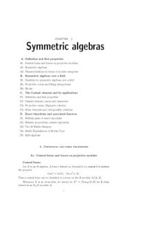 Symmetric algebras