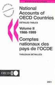 National Accounts of OECD Countries 2001, Volume II, Detailed Tables.
