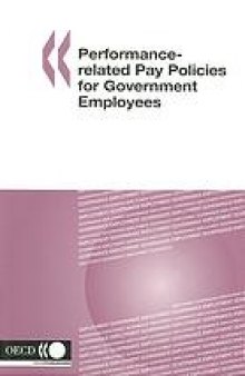Performance-related pay policies for government employees