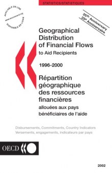 Geographical Distribution of Financial Flows to Aid Recipients, 1996-2000 : 2002 Edition.