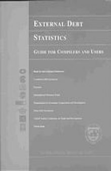 External debt statistics : guide for compilers and users