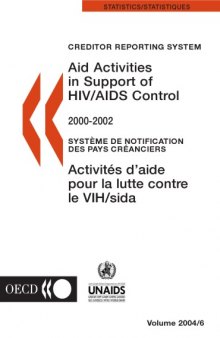 Aid Activities in Support of HIV/AIDS Control, Volume 2004/6