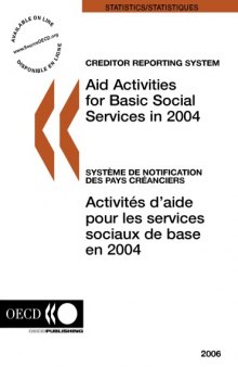 Creditor Reporting System : Aid Activities for Basic Social Services in 2004.