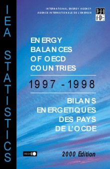 Energy Balances of OECD Countries, 1997-1998.