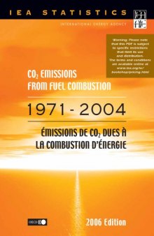 CO2 emissions from fuel combustion 1971-2004 = : Emissions de CO2 dues a la combustion d energie 1971-2004.