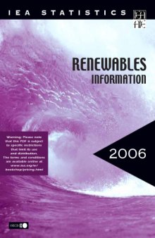 Renewables Information : 2006 Edition.