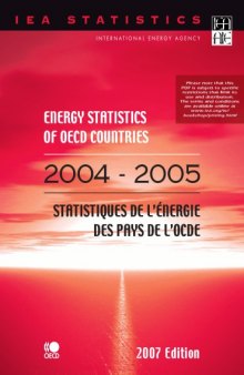 Energy statistics of OECD countries = Statistiques de l’énergie des pays de l’OCDE