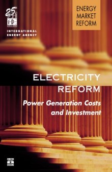 Electricity reform : power generation costs and investment