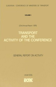 Transport and the activity of the conference : general report on activity (23rd annual report, 1976)