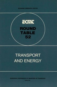 Transport and energy report by OECD staff and ECMT staff.