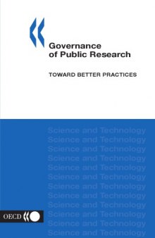 Governance of public research : toward better practices.