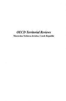 OECD territorial reviews <moravs> Moravska Trebova-Jevicko, Czech Republic.