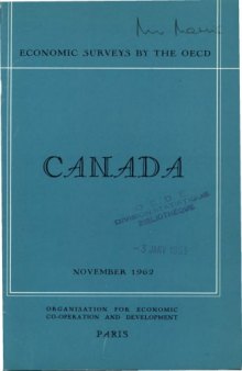 OECD Economic Surveys : Canada 1962.