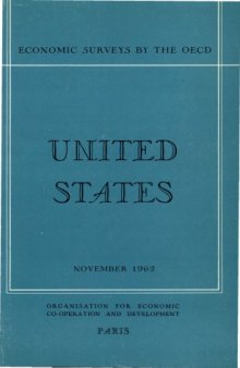 OECD Economic Surveys : United States 1962.