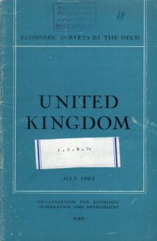 OECD Economic Surveys : United Kingdom 1963.