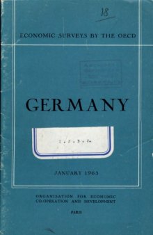 OECD Economic Surveys : Germany 1963.