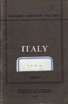 OECD Economic Surveys : Italy 1964.