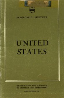 OECD Economic Surveys : United States 1964.