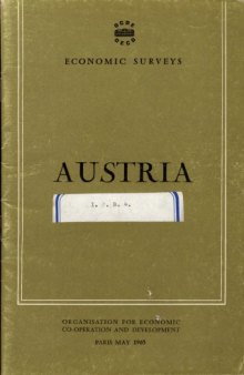 OECD Economic Surveys : Austria 1965.