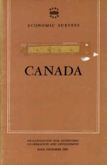 OECD Economic Surveys : Canada 1965.