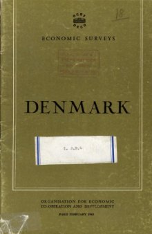 OECD Economic Surveys : Denmark 1965.