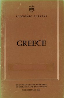 OECD Economic Surveys : Greece 1966.