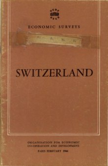 OECD Economic Surveys : Switzerland 1966.