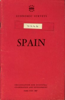 OECD Economic Surveys : Spain 1967.