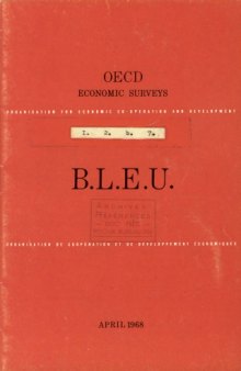 OECD Economic Surveys : Belgium 1968.