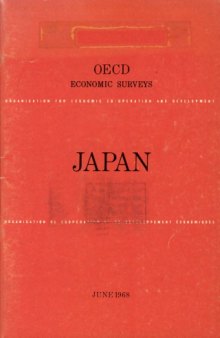 OECD Economic Surveys : Japan 1968.