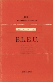OECD Economic Surveys : Luxemburg 1968.