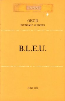 OECD Economic Surveys : Belgium 1970.