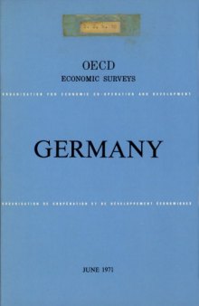 OECD Economic Surveys : Germany 1971.