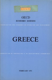 OECD Economic Surveys : Greece 1971.