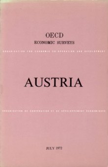 OECD Economic Surveys : Austria 1972.