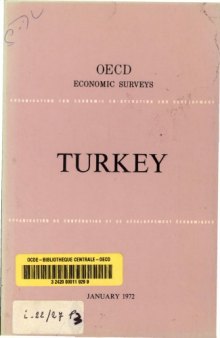 OECD Economic Surveys : Turkey 1972.