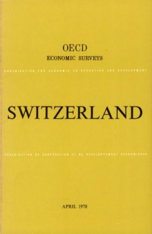 OECD Economic Surveys : Switzerland 1978.