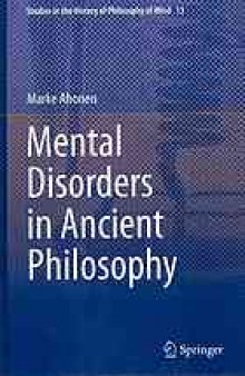 Mental disorders in ancient philosophy
