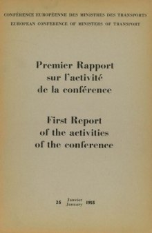 First report of the activities of the conference.