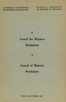 Council of ministers resolutions. II