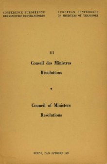 Council of ministers resolutions. III