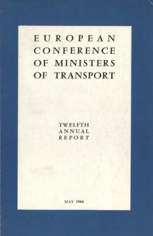 European conference of ministers of transport : twelfth annual report.